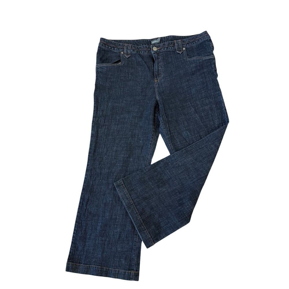 Lane Bryant Jeans Venezia Womens 7 Average Stretch Bootcut Flare Size 28/30 Plus